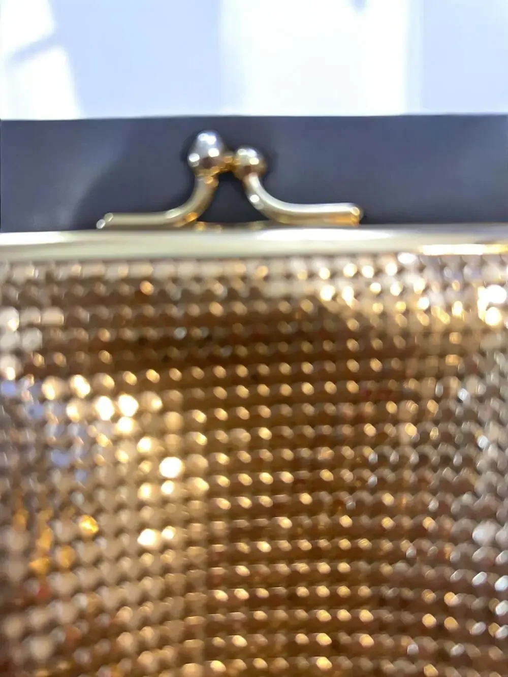 Vintage Whiting & Davis Gold Mesh Coin Purse